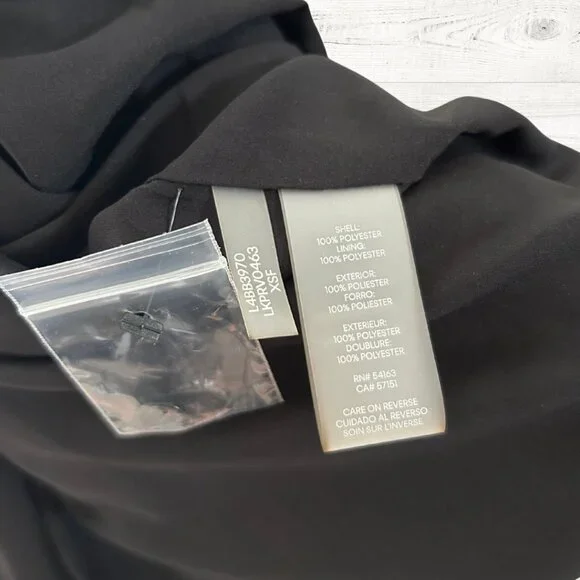 Never been worn! KARL LAGERFELD PARIS Shirtdress with Abstract Print - Sz 4 Wrap - Picture 5 of 5